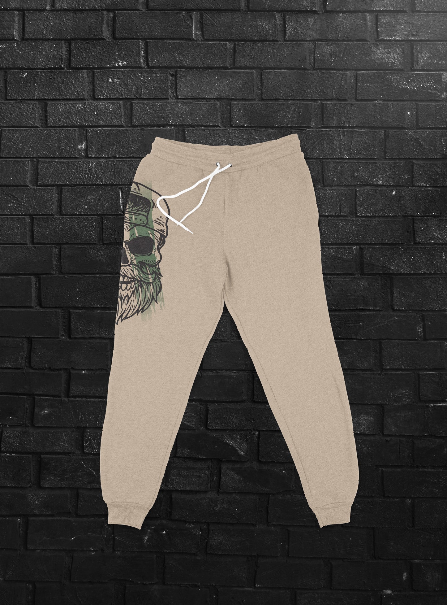 Skull Tan Unisex Joggers