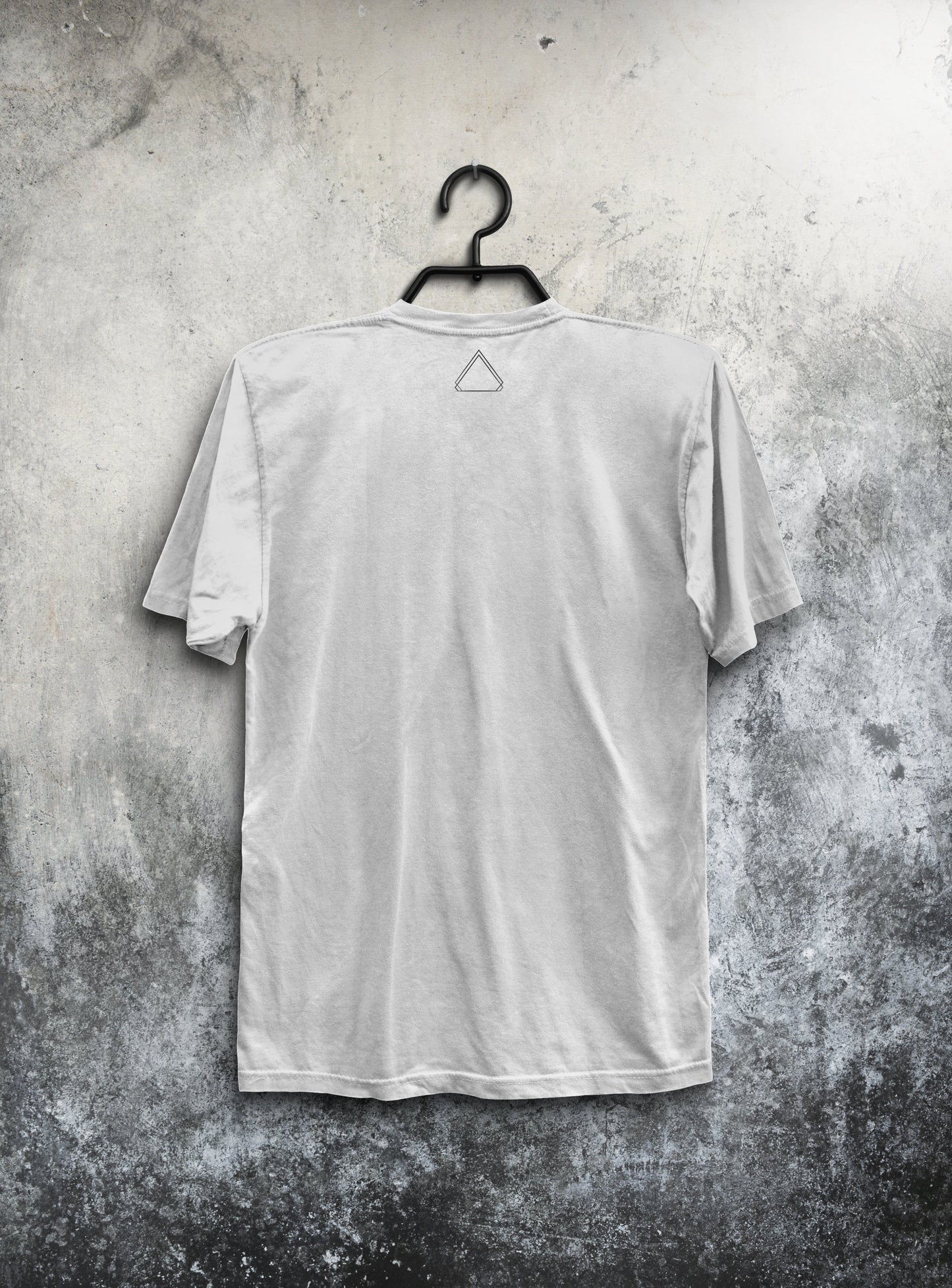 Lost Student Text White Unisex Tri Blend Tee