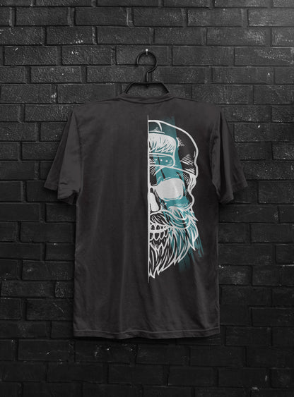 SK Logo Black Unisex Tri Blend Tee