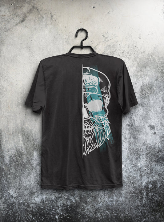SK Logo Black Unisex Tri Blend Tee