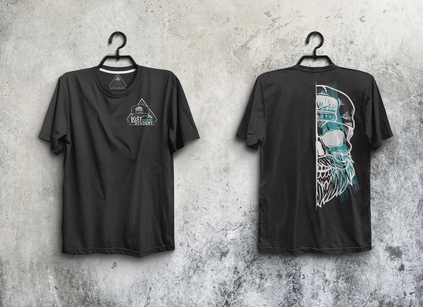 SK Logo Black Unisex Tri Blend Tee