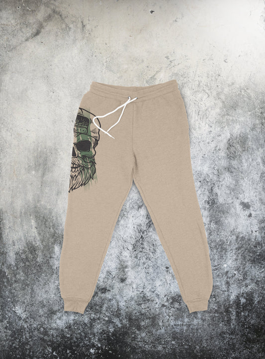 Skull Tan Unisex Joggers