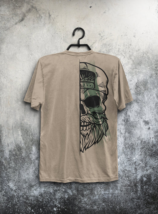 SK Logo Tan Unisex Tri Blend Tee