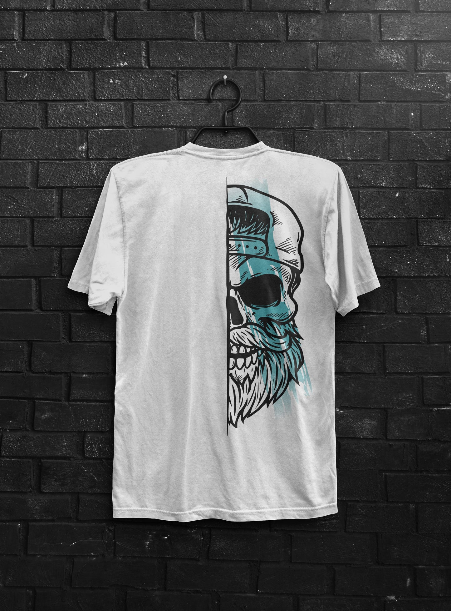 SK Logo White Unisex Tri Blend Tee