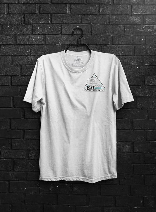 SK Logo White Unisex Tri Blend Tee